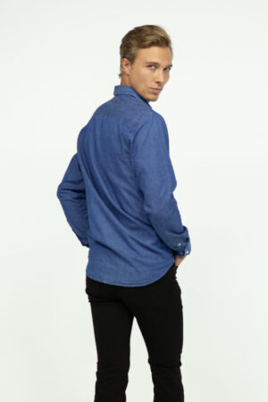 Vista posterior Camisa Hombre regular custom Stone 2 SS3 de Marca Lee