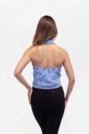 Vista Posterior Chaleco Mujer Slim Denim Halter Stone 3 SS4 de Marca Lee