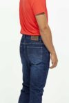 Vista posterior Jean Hombre Regular Tapered Austin Pepper 1 SS3 de marca Lee