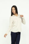 Vista Frontal Blusa mujer regular Toor m/l Beige SS3 de Marca Lee