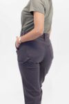 Vista Posterior Jean Mujer Flare High Waist Carpenter Gris SS4 de marca Lee