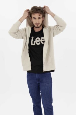 Vista Frontal Basic Zip Through Beige Fw4 de marca Lee