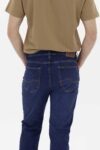 Vista Posterior Jean Hombre Regular Tapered Austin Pepper 2 Fw4 de marca Lee