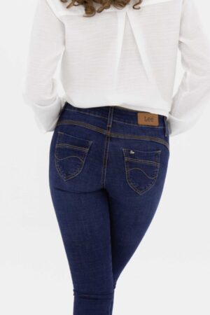 Vista Posteriorl Jean Mujer Slim Mags Pepper Fw4 de marca Lee