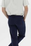Vista Posterior Pantalón Hombre Slim Chino Azul Fw4 de marca Lee