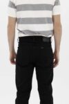 Vista Posterior Jean Hombre Regular Tapered Austin Negro Fw4 de marca Lee