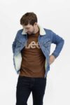 Chaqueta Hombre regular sherpa stone 1 fw5