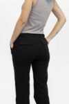 Jean mujer marionClassic straight military negro fw5