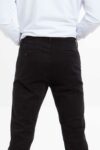 Vista posterior Pantalón chino Hombre negro marca Lee