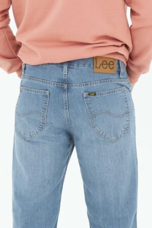 Vista Posterior Jean Hombre Regular Straight Stone 3 de marca lee
