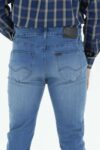 Vista posterior Jean Hombre Slim Luke Stone 2 SS3 de marca lee
