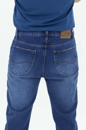 Vista posterior Jean Hombre Slim tapared Luke Stone 1 SS3 de marca lee