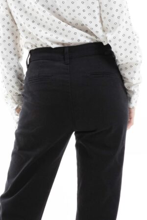 Vista Posterior Pantalón Classic Straight color Negro de marca Lee
