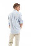 Vista posterior Camisa Joston color Celeste de marca Lee