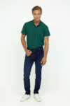 Vista Frontal Jean Hombre Slim Tapared Luke Pepper 1 SS3 de marca Lee