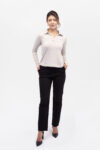 Vista Frontal Jean Mujer Regular Tapered Seasonal Chino SS4 de Marca Lee