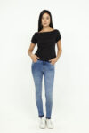 Vista Frontal Jean Mujer Skinny High Waist Ivy Stone 2 SS3 de Marca Lee