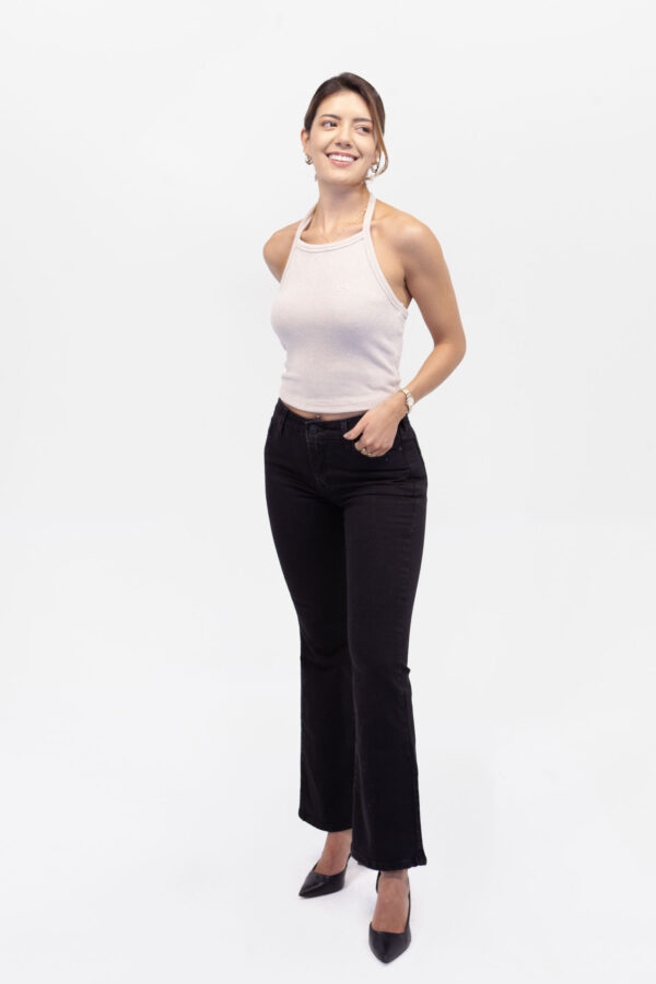 Jean Mujer Boot Cut Middle Negro SS4