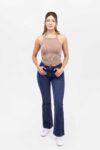Vista Frontal Jean Mujer Boot Cut Middle Pepper Dirty SS4 de marca Lee