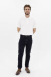 Vista Frontal Jean Hombre Regular Tapered Austin Petrol Fw4 de marca Lee