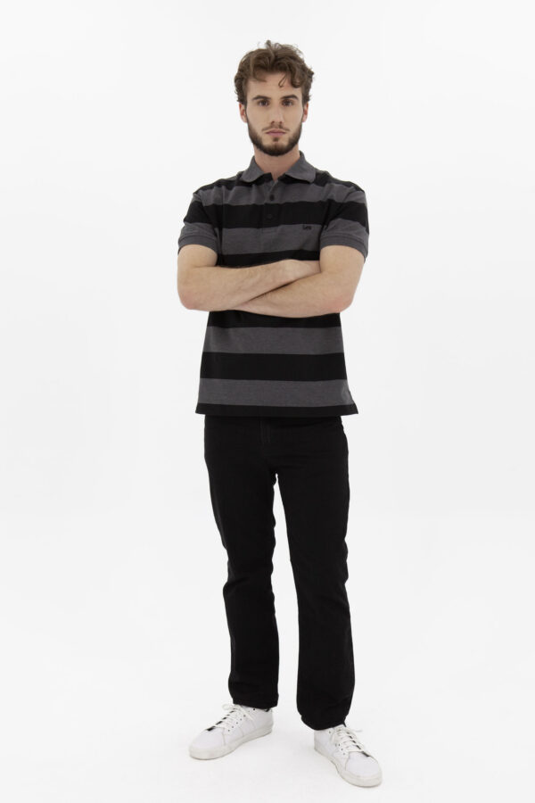 Jean Hombre Regular Straight Daren Negro Fw4