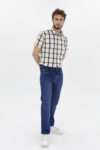 Vista Frontal Jean Hombre Regular Daren Stone Fw4 de marca lee