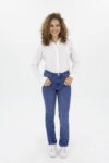 Vista Frontal Jean Mujer Classic Straight Marion Stone 2 Fw4