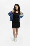 Vestido Mujer negro corto Fw5 Lee