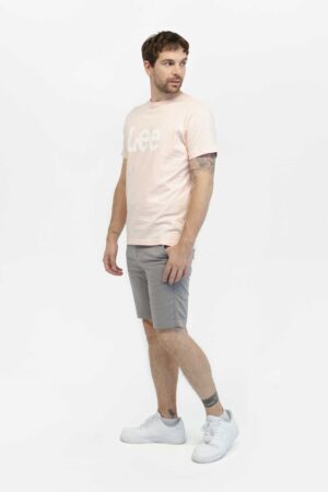 camiseta hombre regular woobly logo tee rosa fw5