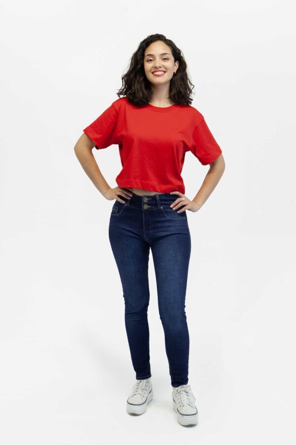 Jean mujer skinny high waist push up jazwer pepper fw5