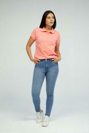 Vista Frontal Blusa color Azul de marca Lee