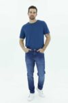 Vista Frontal Jean Hombre Slim tapared Luke Stone 1 SS3 de marca lee