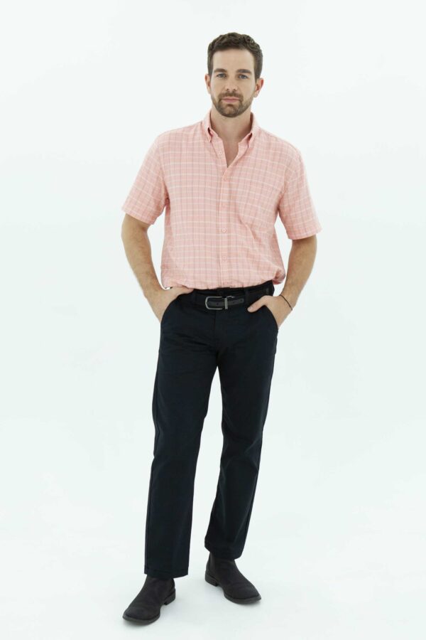 Pantalón Hombre Regular Classic Chino Negro SS3