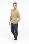 Vista Frontal Jean Hombre Slim Tapared Luke Azul 1 SS3 de marca Lee