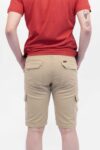 Vista Posterior Bermuda Hombre Relax Seasonal Cargo Beige SS4 de marca Lee