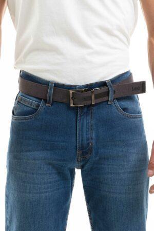 Vista frontal Cinturón Hombre gris Marca Lee