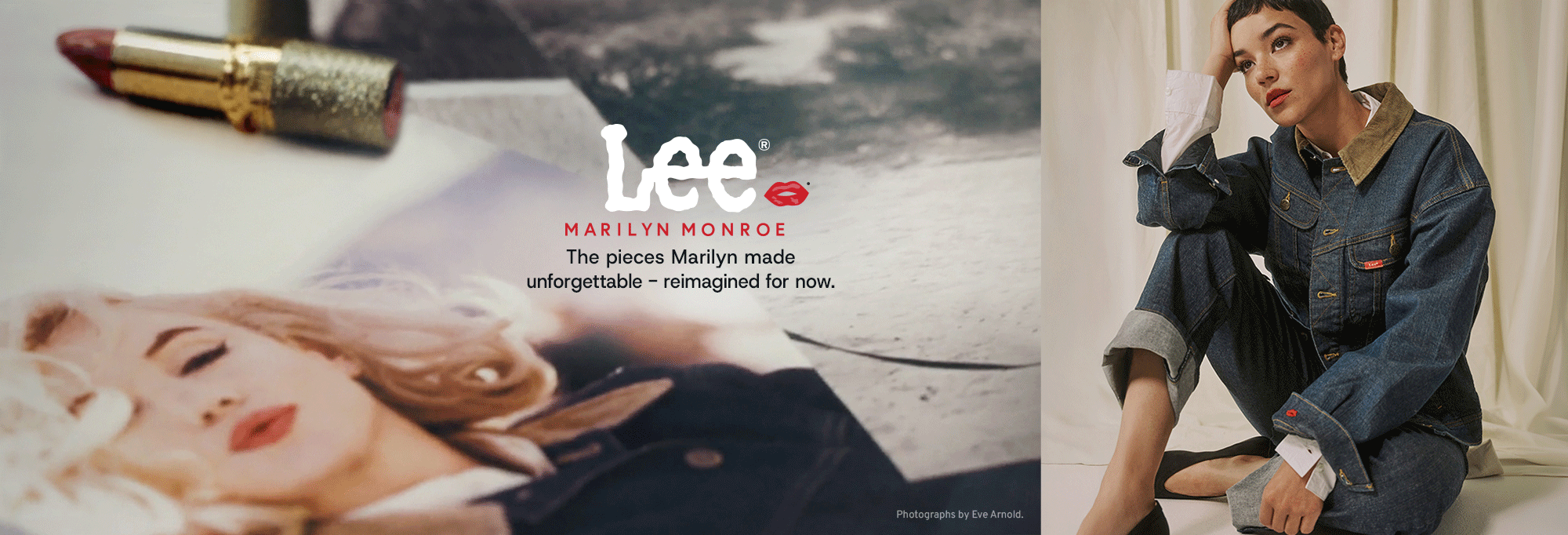 Lee x Marilyn Monroe, the pieces Marilyn made unforgettable — reimagined for now
